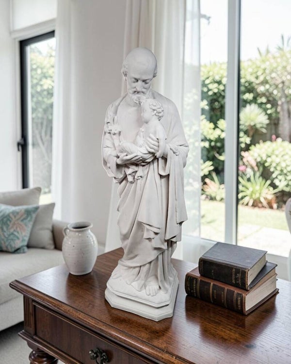 St joseph à l'enfant Jésus - 43cm