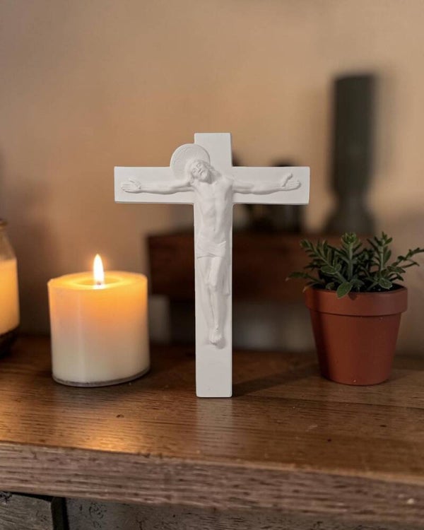 Crucifix art déco - 25 cm