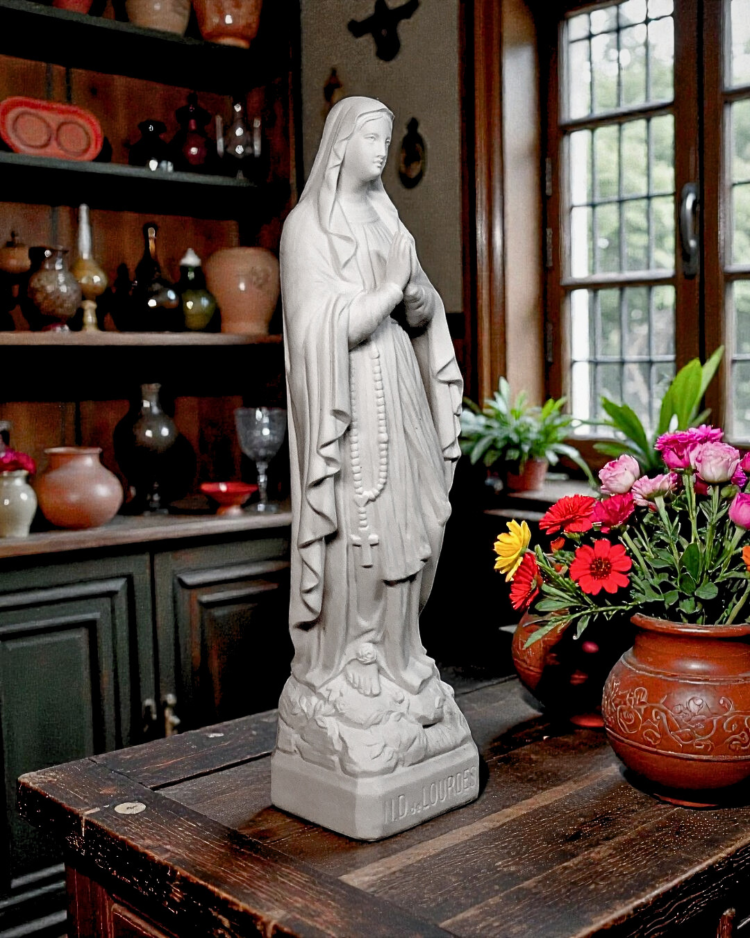 Statue Notre-Dame de Lourdes - 32cm