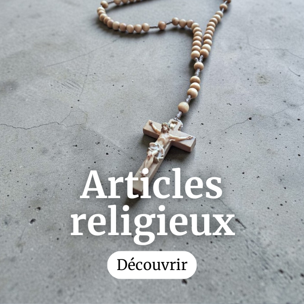 Statue de st Michel archange de 27cm en platre et d'autres nouveautés comme la statue de Notre dame de la salette.