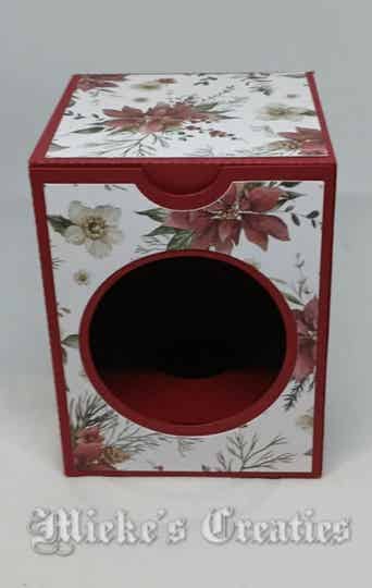 kerstbal doosje voor 8cm bal