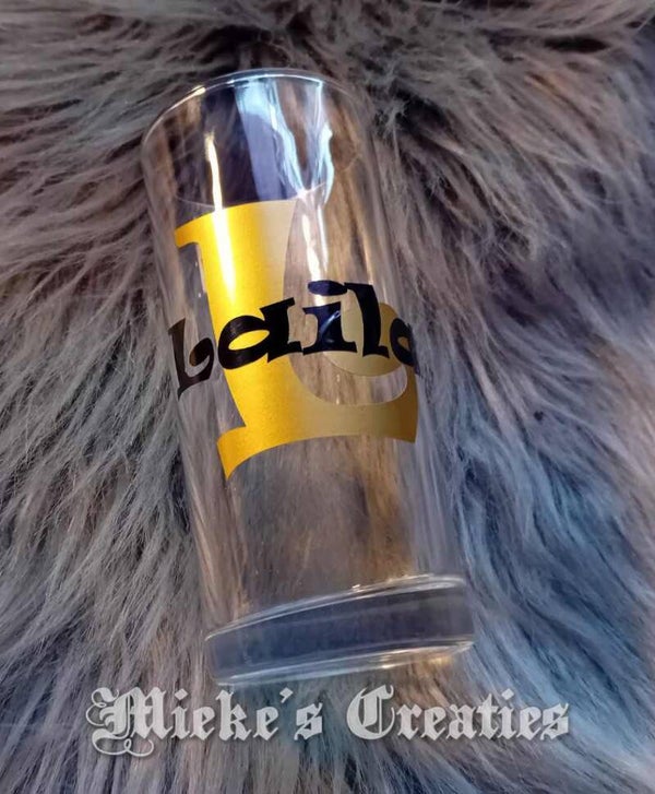 long drink glas met naam