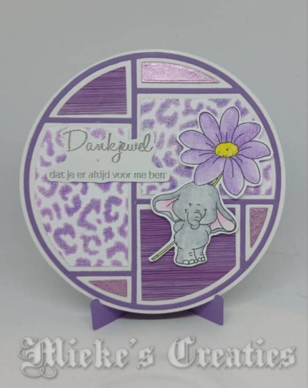 Dankjewel dat je er altijd voor me bent olifanje met bloem