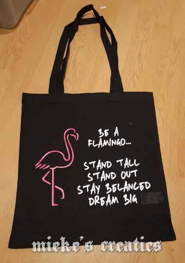 be a flamingo