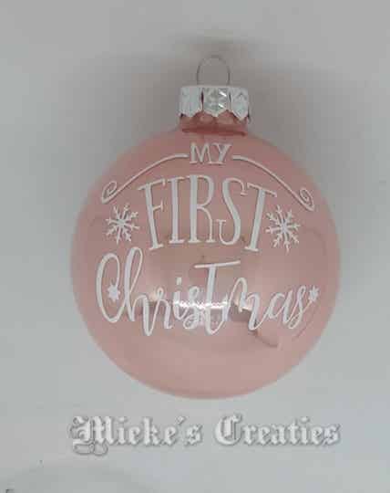 my first christmas kerstbal