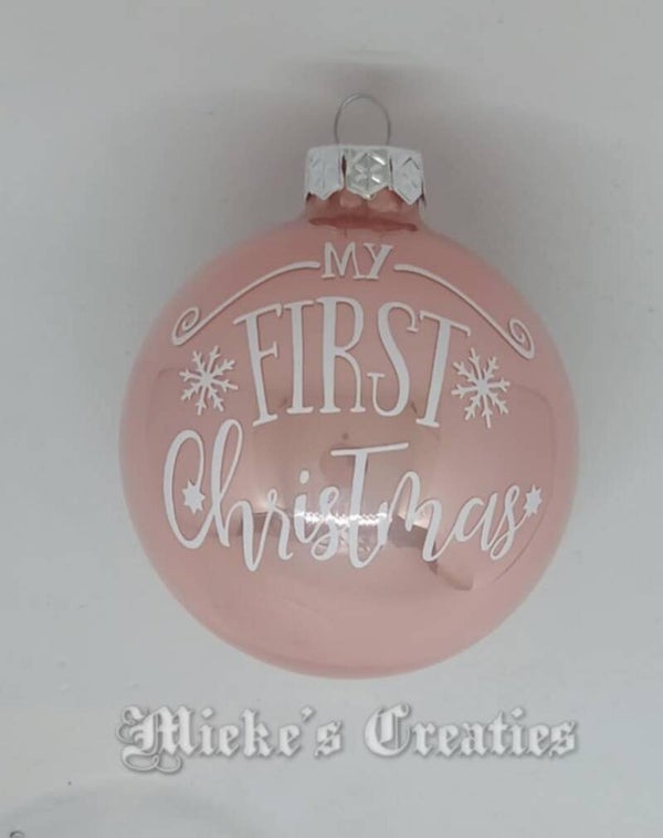 my first christmas kerstbal