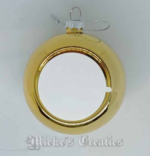 kerstbal met eigen foto/plaatje