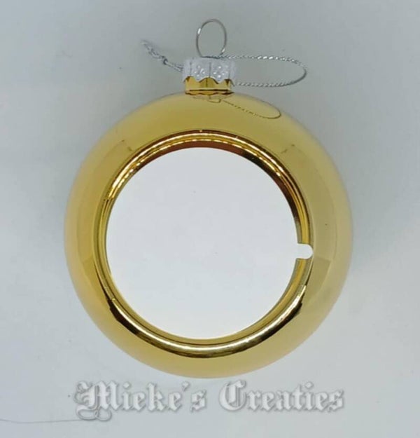 kerstbal met eigen foto/plaatje