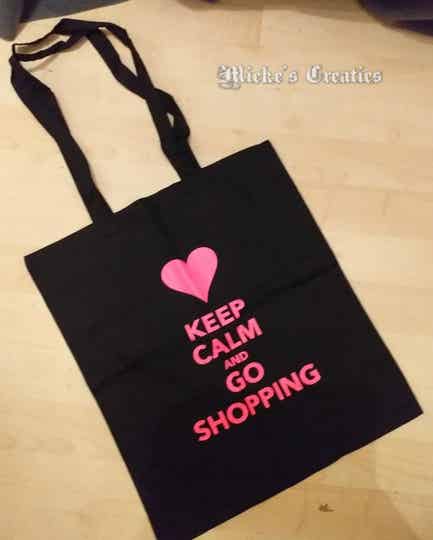 keep calm and go shopping