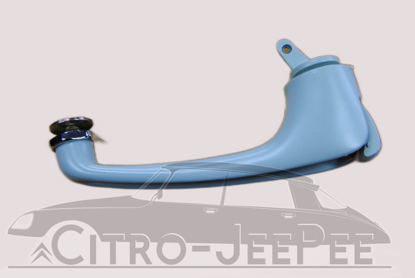 Deur Portier Klink Deurklink binnendeur Kunststof Grijs Links