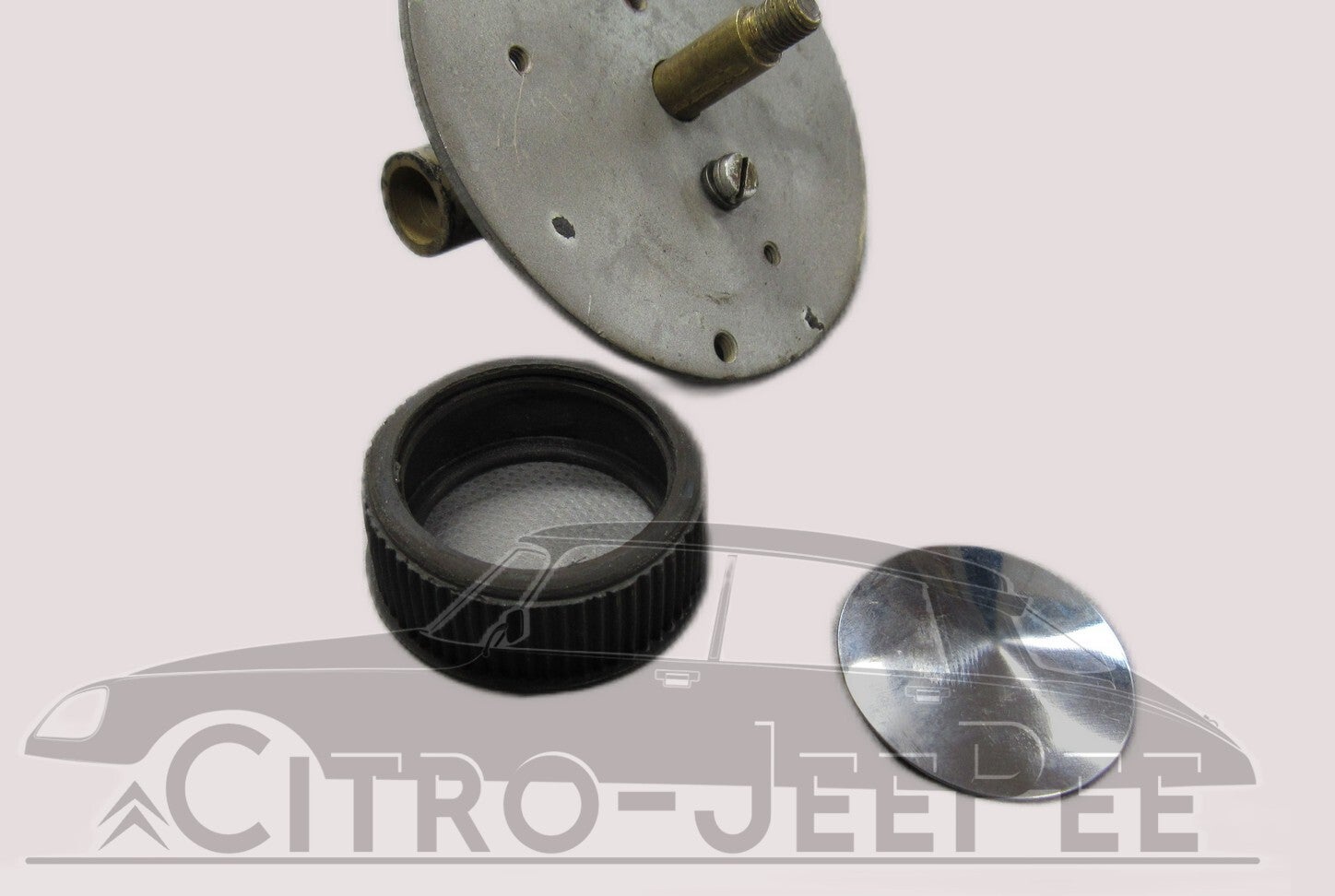 Sierplaatje verwarmingsknop motortunnel