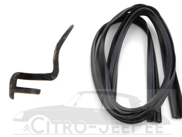 Voorscherm (spatbord)  motorkap rubber -> '66  set (2) Citroen ID & DS