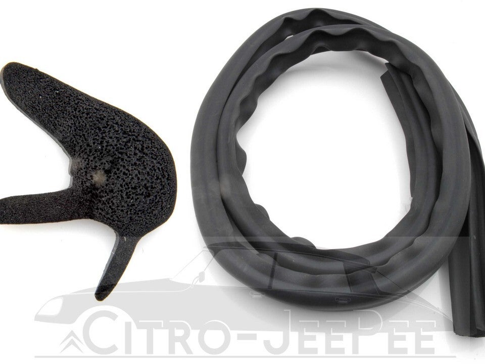 Achterruit  mousse rubber onderzijde hoedenplank Citroen ID & DS