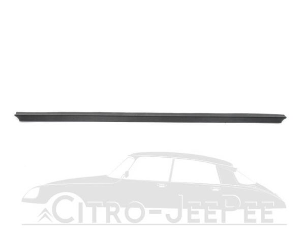 Zijruit  raamrubber buitenzijde portier voor Citroen ID & DS