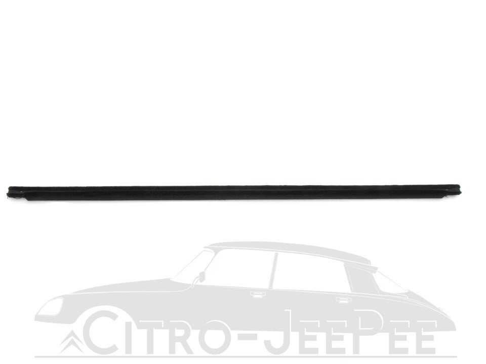 Zijruit  raamrubber (raamsnor)  binnenzijde portier achter Citroen ID & DS