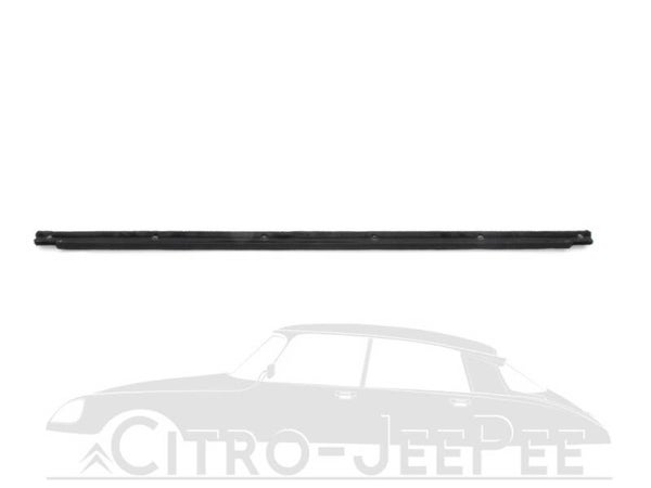 Zijruit  raamrubber (raamsnor)  binnenzijde portier voor  Citroen ID & DS