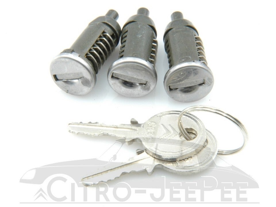 Deur Portier Deurklink  set sloten (slot) '69 -> '72  Citroen ID & DS