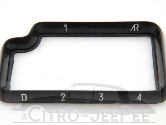 Dashboard rubber kunststof  '65 - '69 versnellingspook halfautomaat  Citroen ID & DS