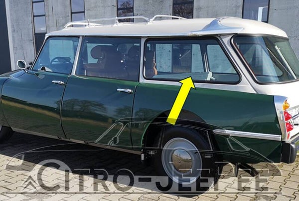 Ruit achterzijde achter portier Citroen Break  (alleen afhalen)