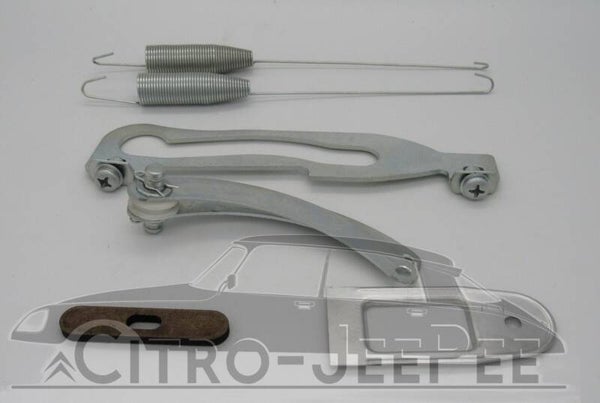 Deurvanger blauw gepassiveerd (zilverkleurig) >'69  compleet