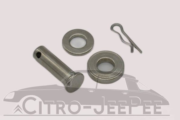 Deur Portier Pen + clip + ring deurvanger