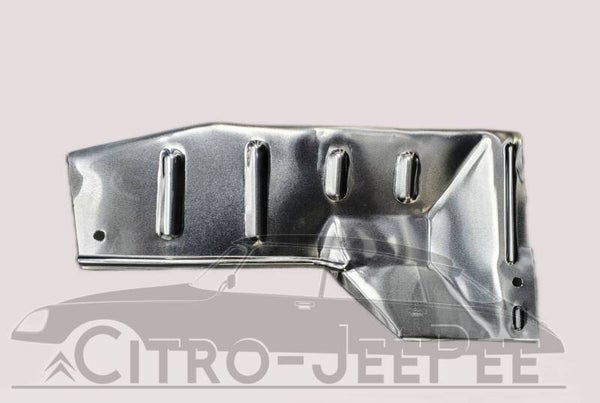 Uitlaat spruitstuk afdekplaat zonder voorverwarming.