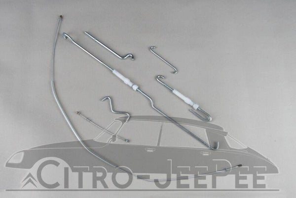 Koplamp Complete kabelset hoogteverstelling koplampen     ‘67 >