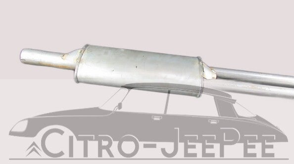 Midden demper  uitlaat CX Turbo 2 benzine