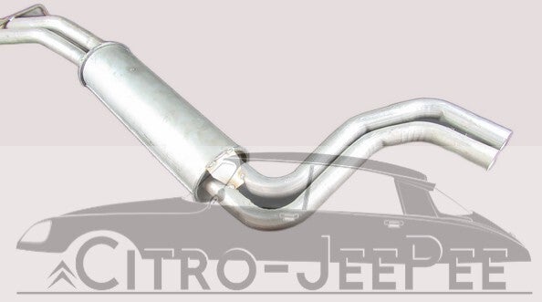 Einddemper uitlaat  CX IE Turbo