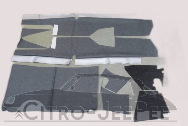 Dorpel- & Bodembekleding + geïntegreerde zijkant  > '62 ID & DS Berline