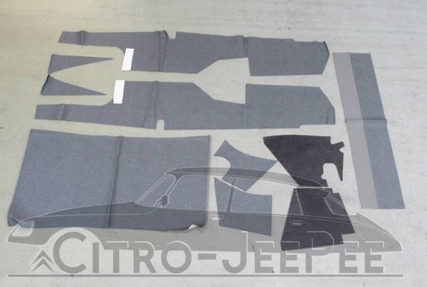 Dorpel- & Bodembekleding + geïntegreerde zijkant  > '67  ID & DS Berline