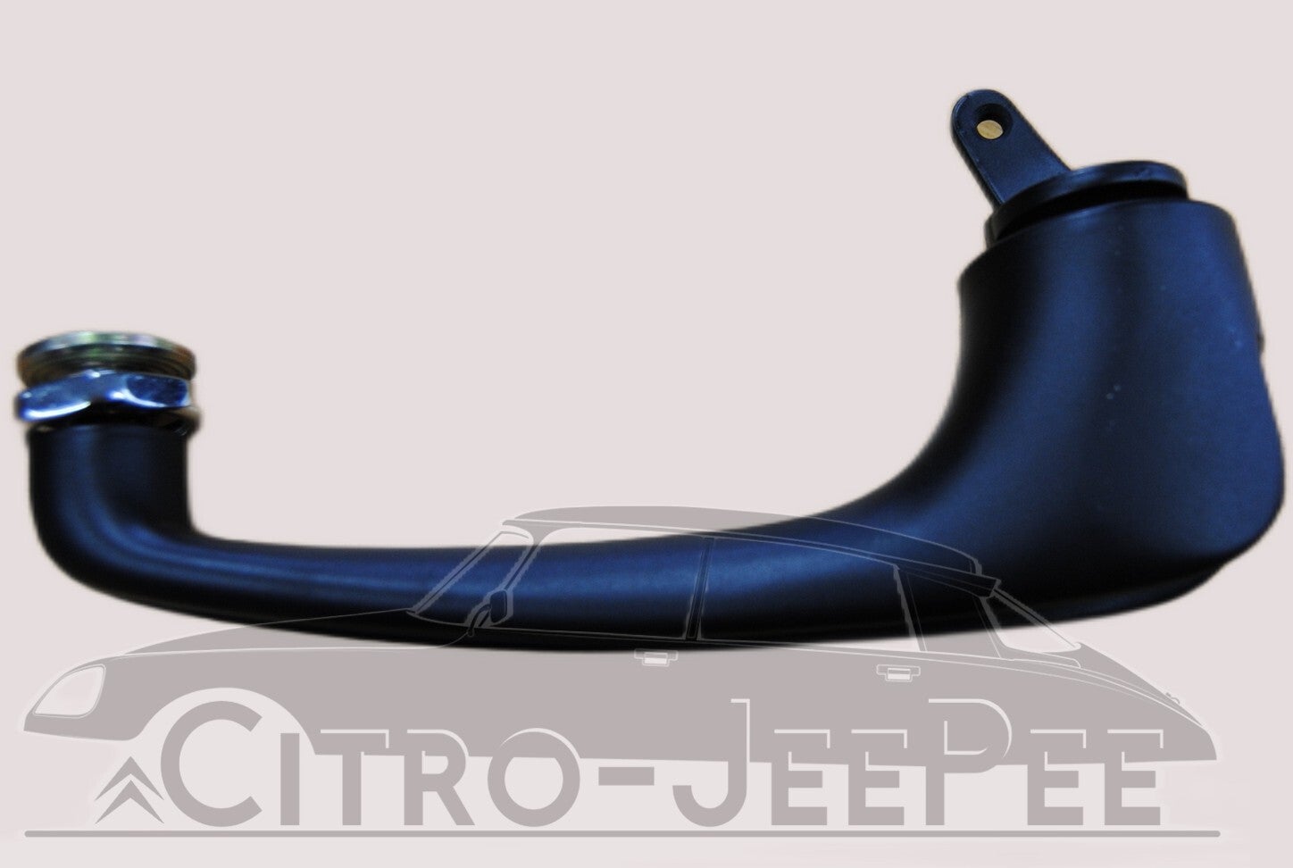 Deur Portier Klink Deurklink  binnendeur Kunststof donker Grijs Links