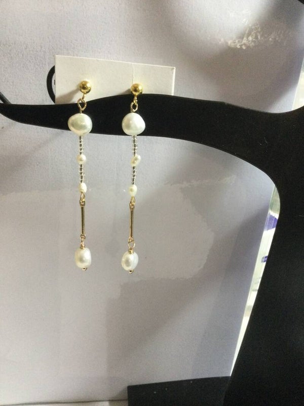 Boucles d’oreilles «  Perles d’O »
