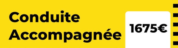 Formule AAC (Conduite Accompagnée) Boîte Manuelle