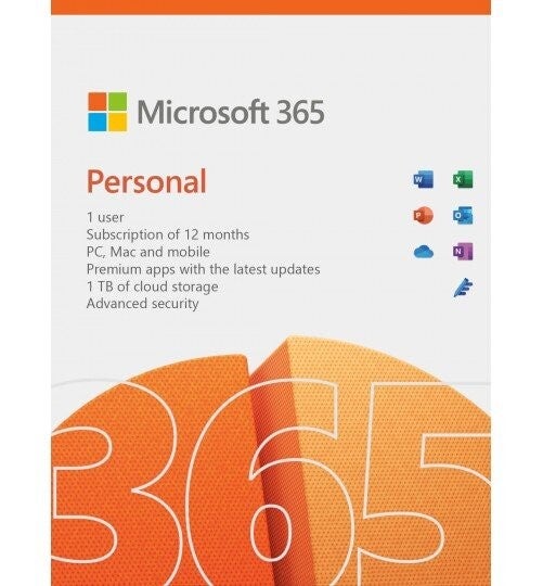 Microsoft Office 365 Personal 1 Gebruiker 1 jaar