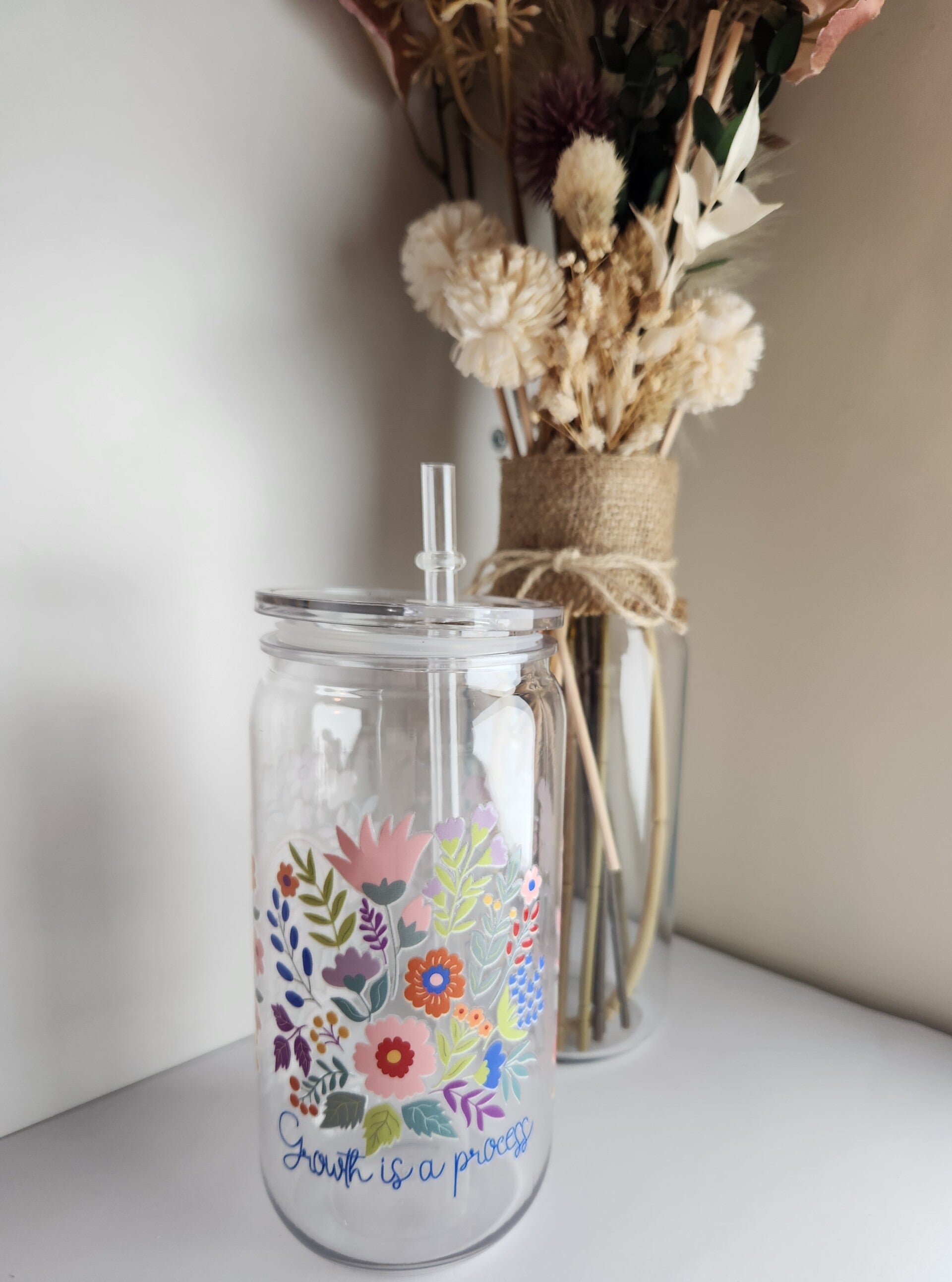 Positive Affirmation Acrylic Tumbler