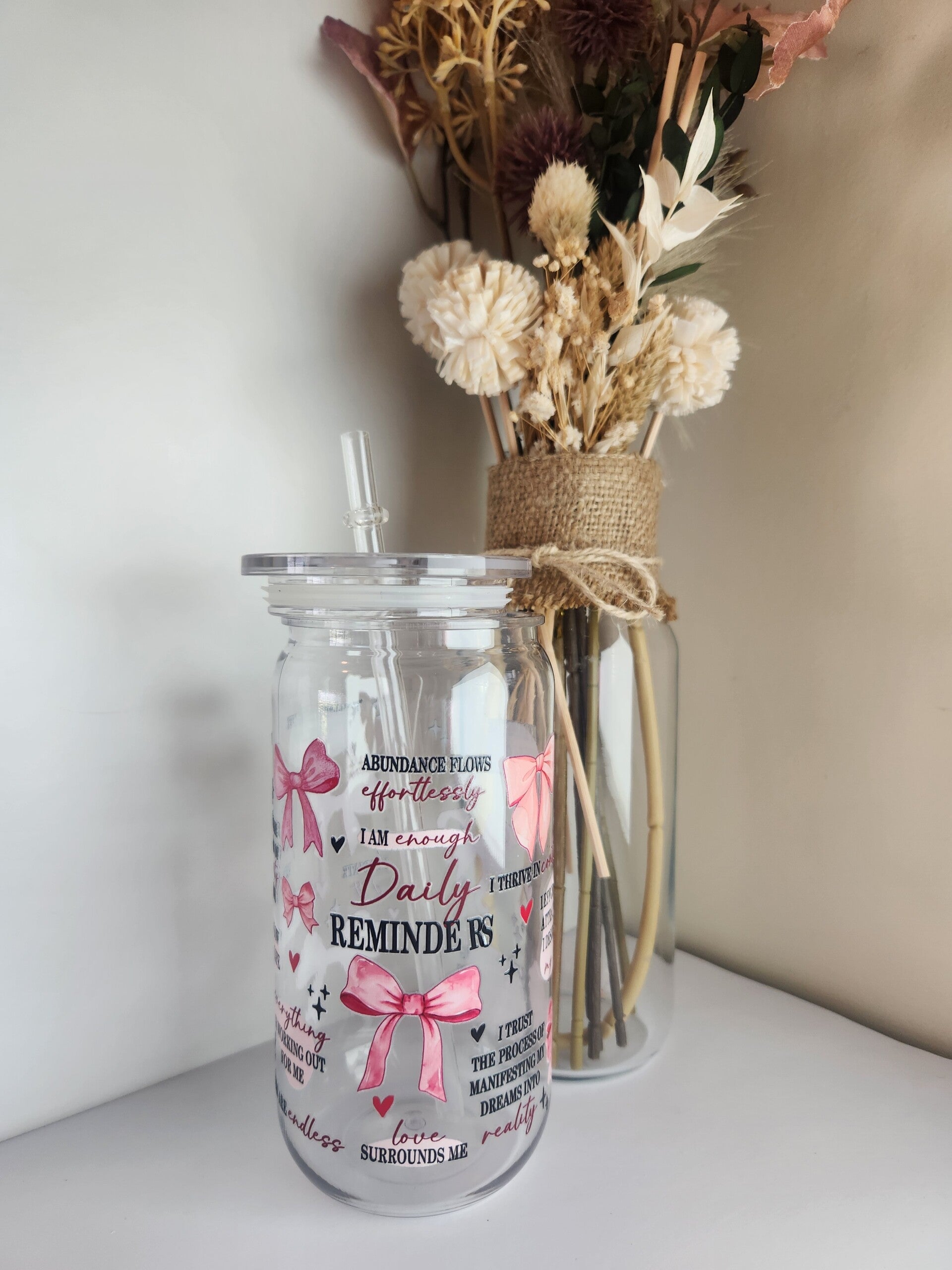 Feeling positive Acrylic Tumbler