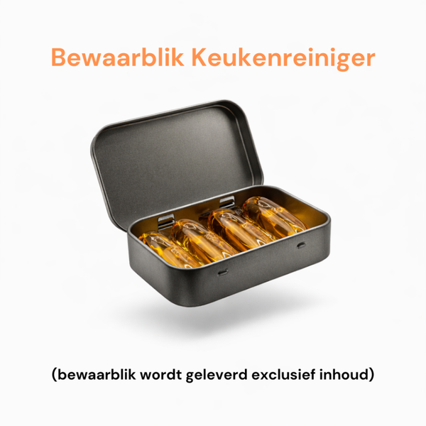 Bewaarblik pods Keukenreiniger