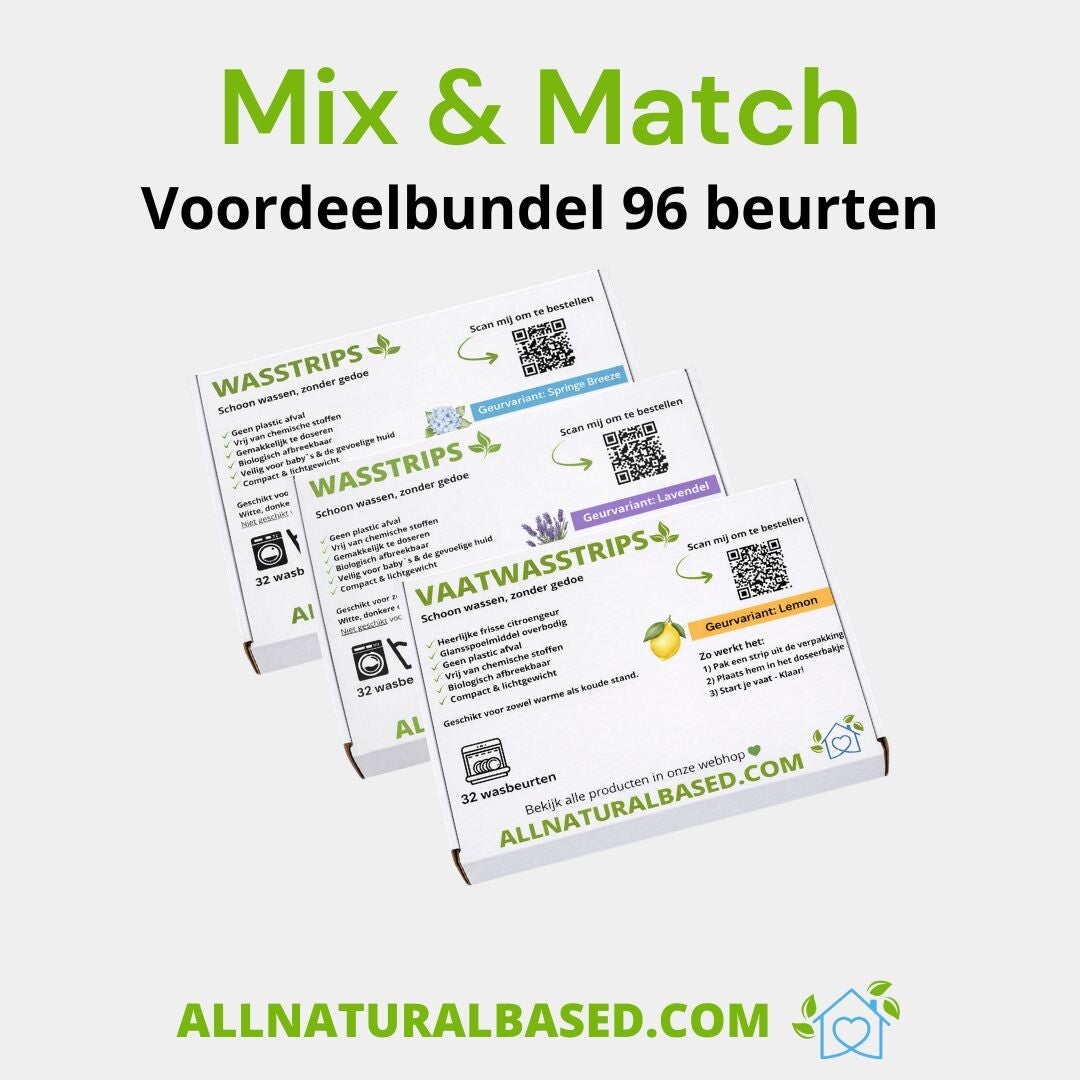 Mix & Match - 96 (vaat) wasbeurten.