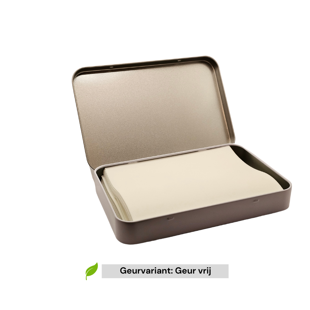 Bewaarblik wasstrips Geur vrij