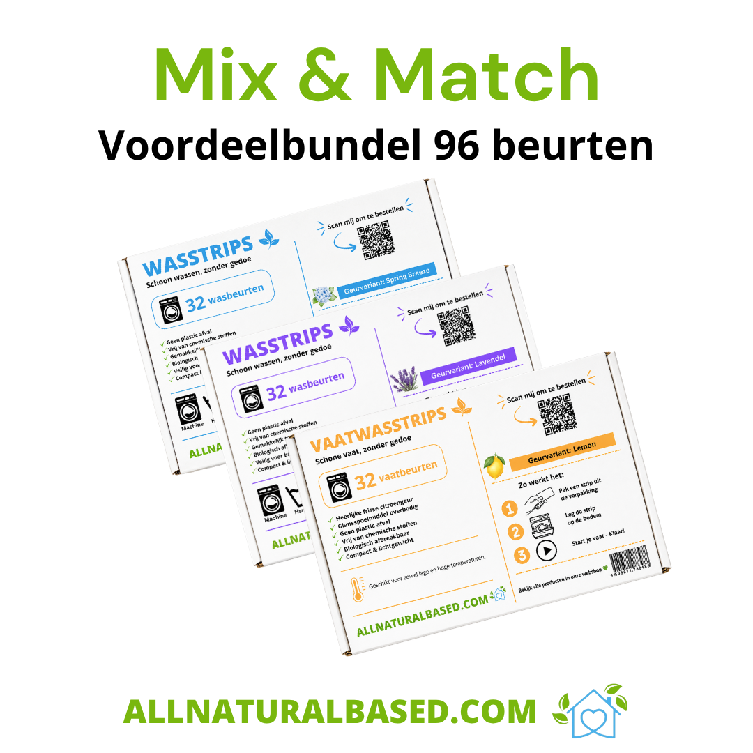 Mix & Match - 96 (vaat) wasbeurten.