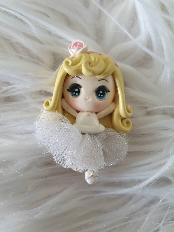 Ballerina witte tule