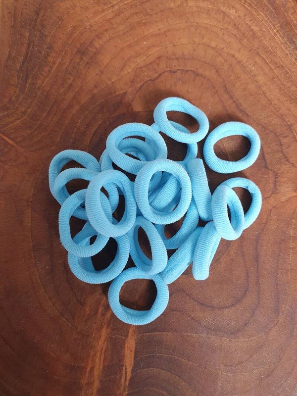 Stiekjes klein licht blauw 6st