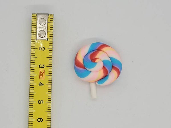 Lolly rood blauw roze wit