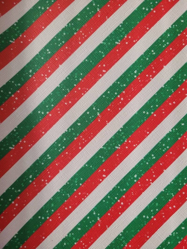 Rood,groen,wit met sneeuwvlokjes,a4