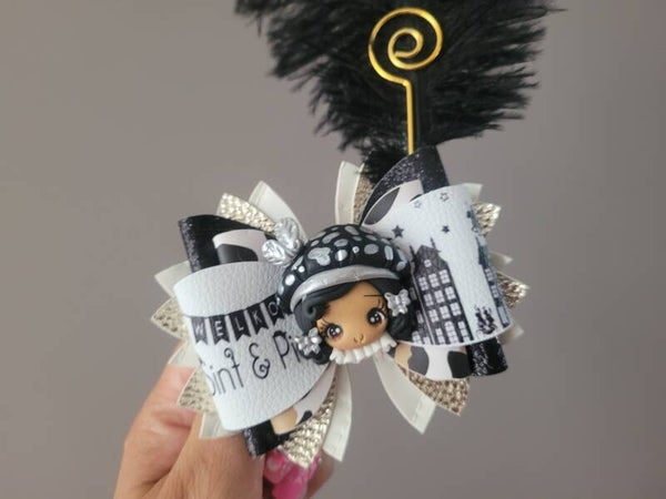 Panterprint pietje zilver