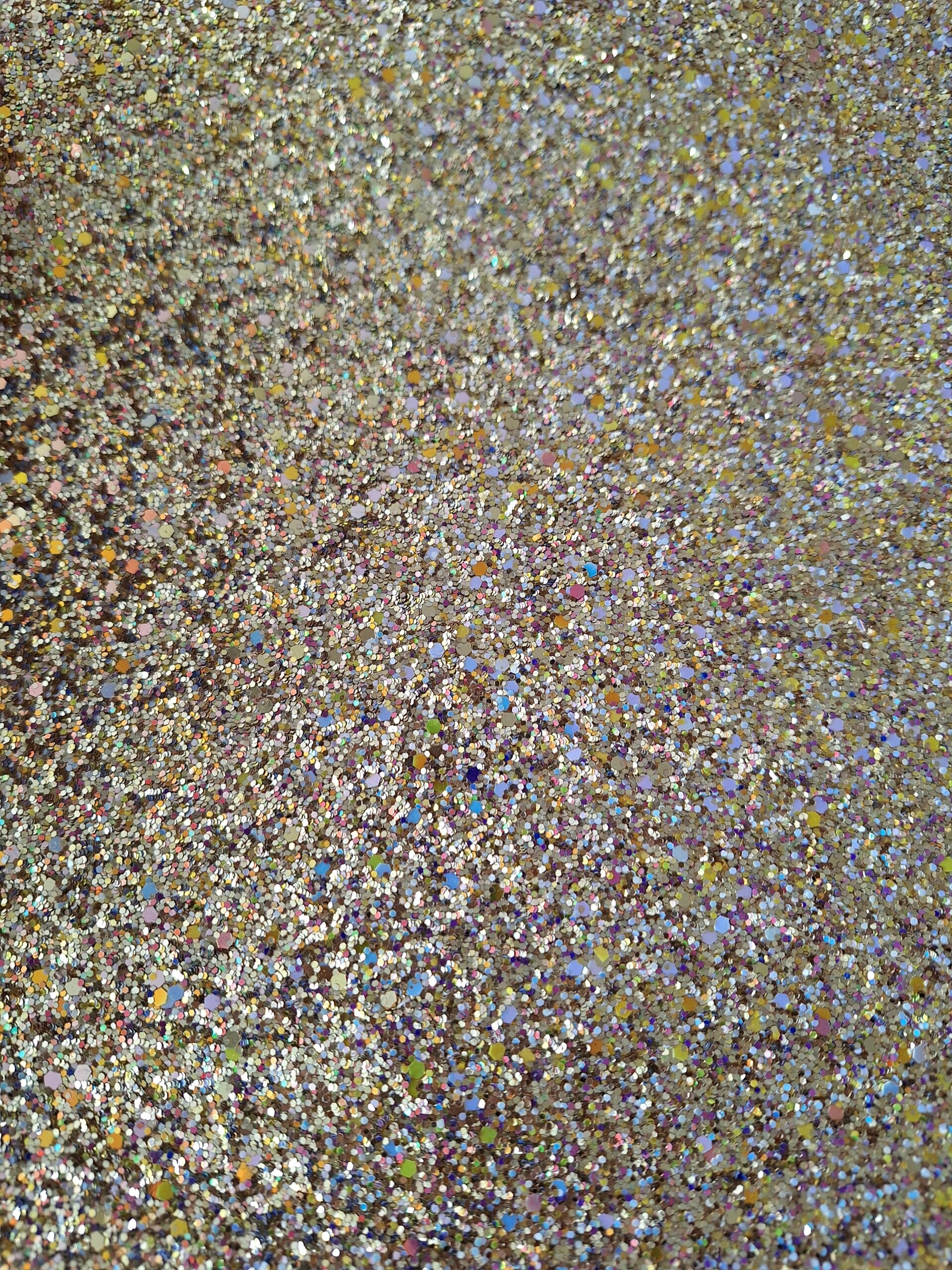 Grove glitter goud met confetti #gg45