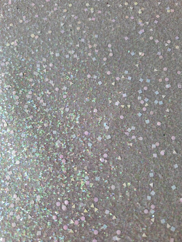 Grove glitter licht groen met pastel confetti #gg22