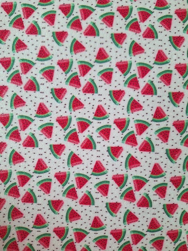Print fijne glitter meloentjes #pr26