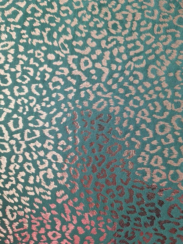 groen met goud panterprint #pr7